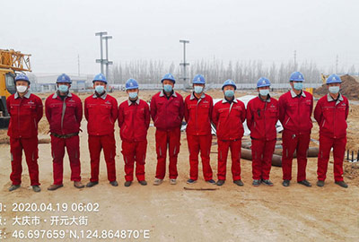 抗疫克難，凝心聚力——工地上的早會(huì)！  